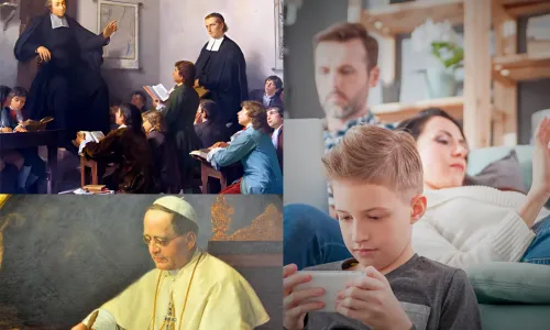 Padres, hijos, escuelas, y Papa Pío XI: Sobre la educación cristiana
