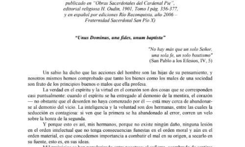 La intolerancia doctrinal por el Cardenal Pie de Poitiers